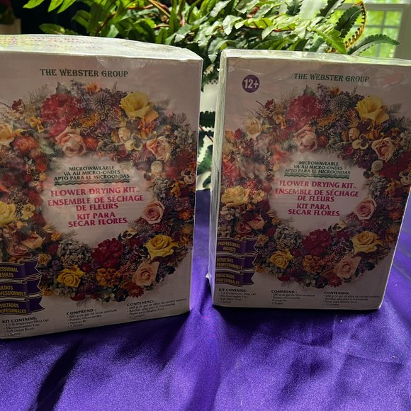 NEW ๐ WEBSTER GROUP 2 FLOWER DRYING KIT Botanical Science Microwaveable - Picture 3 of 9